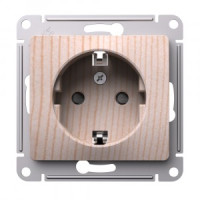 Systeme Electric GLOSSA мех. мех. роз. СУ 1 мест. (земля, штор.) 16А сосна GSL001545 (5!)