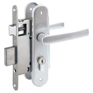 Птимаш ЗВ4-3.08 (ЗВ4-1.55) хром СТЯЖКИ м/о 55 Замок врезной с/руч (10)