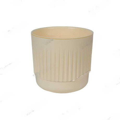 Горшок "Бета" 1,4л Ванил с вкл Б13-31 Ливингрин (15)