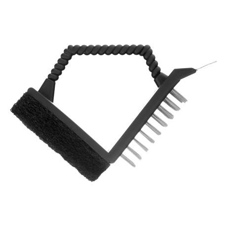 Щетка для чистки гриля 3 в 1 (щетка, скребок, губка) Camping Palisad