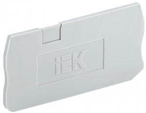 IEK Заглушка для КПИ 3в-1,5/2,5 3 вывода серая YZN11D-3-ZGL-002-K03