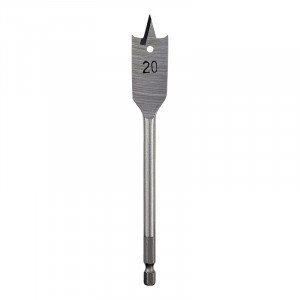 Сверло перовое по дереву 8х152 мм (шестигранный хвостовик) Kranz (цена за шт) KR-91-0661