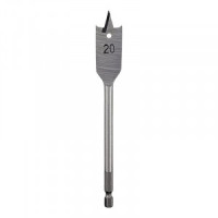 Сверло перовое по дереву 8х152 мм (шестигранный хвостовик) Kranz (цена за шт) KR-91-0661