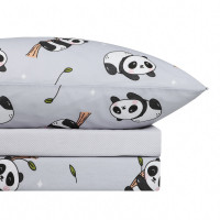 PROVANCE Панда Комплект постельного белья 1,5 (3 предмета), бязь, 100% хлопок