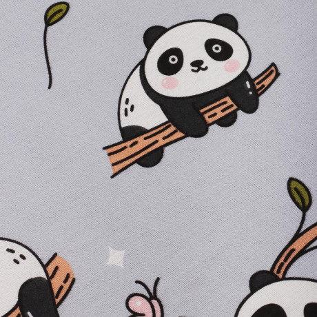 PROVANCE Панда Комплект постельного белья 1,5 (3 предмета), бязь, 100% хлопок