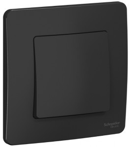 Systeme Electric BLANCA выкл. СУ 1 кл. 10А антрацит (пл.осн.) BLNVS010106 (10!)