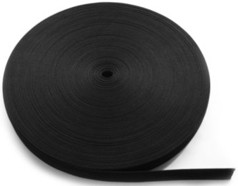 Лента ременная черная 30мм