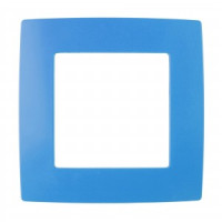 ЭРА 12 рамка СУ 1 мест. голубой, 12-5001-28 9584