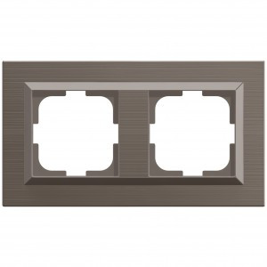 OVIVO Рамка СУ 2 мест. QUANTUM, медь, 405-330000-226