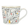 Кружка тм MILLIMI Авангард, 400мл, фарфор, 4 дизайна