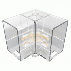 APEYRON Коннектор тип L для св-ков серии NET 46х40х26 IP20 полипропилен 09-136