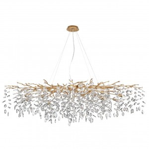 ODEON LIGHT 4969/16 HALL ODL24 521 античн.бронза/алюмин./хрусталь Люстра G9 16x40W DELICA 89