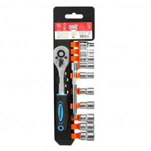 Smartbuy Набор головок с трещоткой, 12 предметов, 1/4", 4-13 мм, 24 зуба, CR-V SBT-SSW-12P1