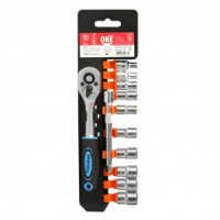 Smartbuy Набор головок с трещоткой, 12 предметов, 1/4&quot;, 4-13 мм, 24 зуба, CR-V SBT-SSW-12P1