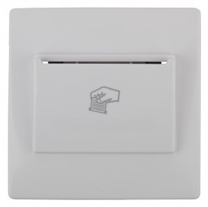 ЭРА 12 Накладка на выкл. карточный (для арт. Б0043149) 30А/100-250В белый 12-6201-01 6223