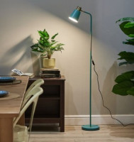 Uniel св-к напольный торшер Е27 60W, мех.выкл., металл/пластик, зелёный UML-T700 GREEN