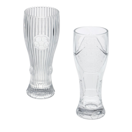 Стакан тм LADECOR "Футбол", 300 мл, стекло, 2 вида