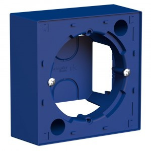 Systeme Electric AtlasDesign коробка-переходник аквамарин с воз-ю соед. неск. кор в ОУ ATN001100(5!)