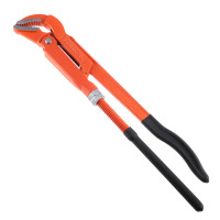 ЕРМАК Ключ трубный рычажный изогн. губы, р-р 1 1/2&quot;