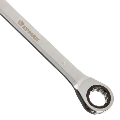 ЕРМАК Ключ комбинированный трещоточный, 19мм
