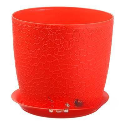 Кашпо ВЕРОНА 180мм 3л с подст КРАСНЫЙ М3097(16)