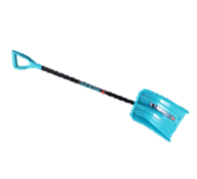 "Фобос" 405мм х 450мм с алюминиевой планкой, с алюминиевым черенком и пластиковой V-ручкой