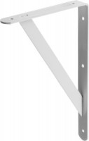 Уголок-кронштейн STAYER &quot;MASTER&quot;, усиленный, 300х200х30х4мм, белый