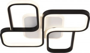 Rivoli св-к люстра св/д упр. Lydia 6104-101 LED 3700K-4750K 4K 81W(6075lm) с ПДУ 65х415 59012