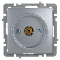 Nilson TOURAN мех. роз. TV СУ 1 мест. серебро (концевая, RG6) 24130429