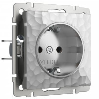 Werkel Hammer мех. роз. СУ 1 мест. 16А земля шторки СЕРЕБРЯНЫЙ W1271106 a052076