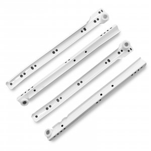 Направляющие роликовые 300/0,8 мм белый (комплект 2шт, цена за комплект) (25) StahlBuro