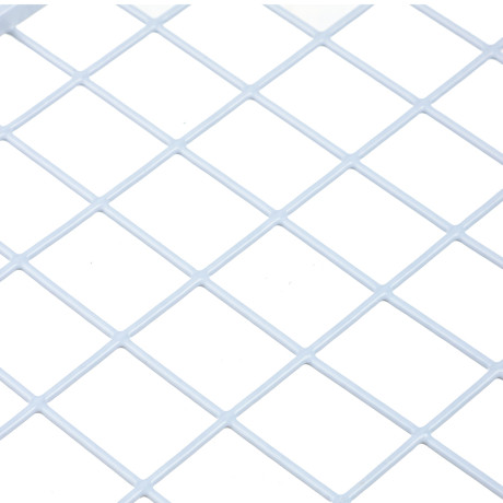 VETTA Корзина подвесная на полку, 35х26х13,5см, металл, белый цвет