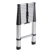 ЕРМАК Лестница телескопическая алюминий, 11 ступеней (3,2м)