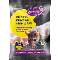 Домовой брикет 100 г тесто-сырный для грызунов