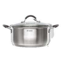 Кастрюля нерж сталь с крышкой Lira 4,7л, стенки 0.5мм дно 4,0мм, индукция TalleR TR-11024