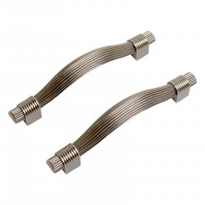 Ручка-скоба мебельная мет 96 C2518-96 AS состар. Серебро 2шт (цена за пару (20,200) StahlBuro