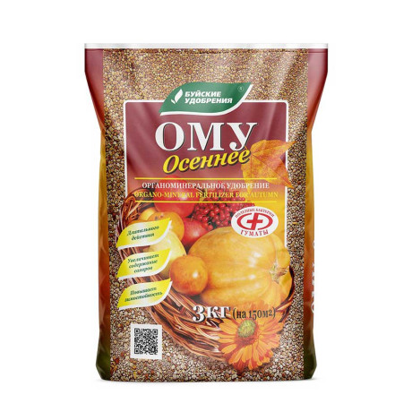 Удобрение-ОМУ Универсал.ОСЕНЬ 3кг БуйХим х3/210(х5/180)
