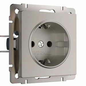 Werkel мех. роз. СУ 1 мест. 16A земля шторки (дымчатый) W1271104