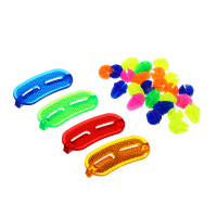 SILAPRO Украшение на спицы велосипеда 24шт &quot;Бусины цветные и отражатели&quot;, пластик