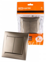 TDM Лама выкл. СУ 2 кл. 10А бронза SQ1815-0702