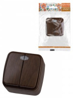 TDM Дача Народная выкл. ОУ 2 кл (инд.) 10А венге (10!) SQ1824-0044