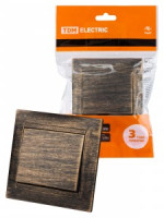 TDM Лама выкл. СУ перекрестный 1 кл. 10А старинная бронза SQ1815-0770