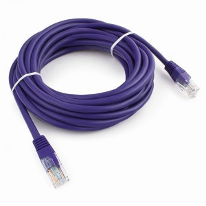 Cablexpert патч-корд UTP cat5e, 5м, литой, многожильный (фиолетовый)