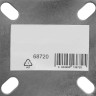 Колесо поворотное с тормозом D 75 мм, крепление платформенное Сибртех