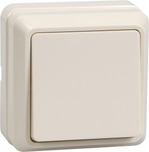 IEK ОКТАВА выкл. ОУ 1 кл. 10А КРЕМ ВС20-1-0-ОКм