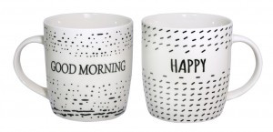Кружка 360мл Пожелание 2 дизайна фарфор (кратность 6шт!!!) МФК MFK20365