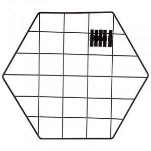 Органайзер-решетка, 26*30см, в комплекте 5 клипс, металл, дерево, 7129 Волшебная страна