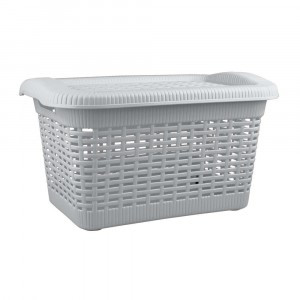 Корзина универсальная 20л, 450x300x250 мм светло-серый 431293230 Бытпласт