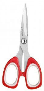 Ножницы ЗУБР "МАСТЕР" хозяйственные, двухкомпонентные ручки, 135мм