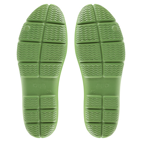 Галоши утепленные женские AYO, синий/зеленый, размер 36-41, материал галоши ЭВА, утеплитель ворсин